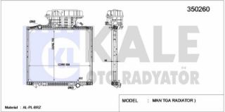 SU RADYATORU TGA 00=> ; TGS ; TGX 07=> (MT) (CERCEVELI) <ALCAK KABIN> resmi