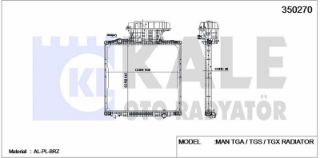 SU RADYATORU TGA 00=> ; TGS ; TGX 07=> (MT) (CERCEVELI) <ORTA KABIN> resmi