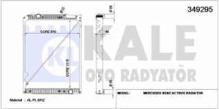 SU RADYATORU ACTROS 96<02 ; ACTROS MP2/MP3 03=> (AT) (CERCEVELI) resmi
