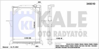 SU RADYATÖRÜ FM300 480 500 1998 SONRASI / FM 12 1998 SONRASI CERCEVELI resmi