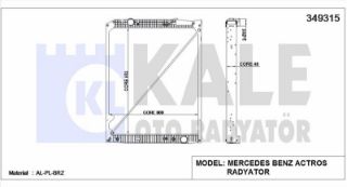 SU RADYATORU ACTROS 96<02 ; ACTROS MP2/MP3 03=> ; ZETROS 08=> (AT) (CERCEVELI) resmi