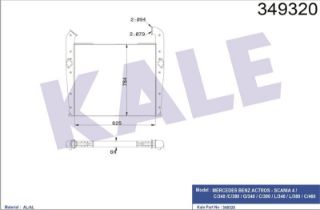 İNTERCOOLER SCANIA SCANIA 4 SERİSİ 94D,94,114,124, 144,164 C/G/L T94,T114,T124,T144,T164 C/G/L 95=> AL/BRZ 825×784×64 resmi