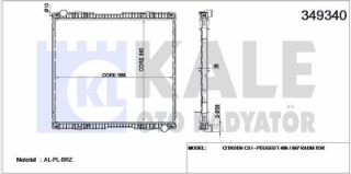 SU RADYATÖRÜ SCANIA P-G-R-T SERI 04> P340-P380-P420-P480-P560-G340-G420-G480-R340-R380-R420-R460-R480-R500  (CERCEVELI) MT resmi