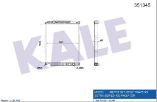 SU RADYATORU TRAVEGO O580 99=> (MT) (CERCEVESIZ) resmi
