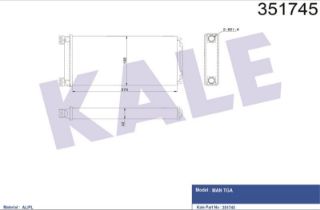 KALORİFER TGA 04 AL/MKNK370X188X42 resmi