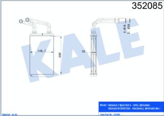 RADYATÖR KALÖRİFER MASTER II 03-10  MOVANO A 03-10  BRAZING resmi