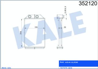 KALORİFER RADYATÖRÜ BM A6 97-04 resmi