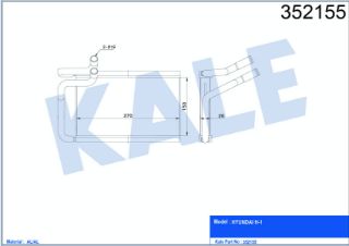 RADYATÖR KALORİFER H-1 08-11 BRAZING resmi