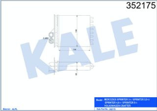 RADYATÖR KALORİFER CRAFTER  SPRİNTER 07= MEKANİK resmi