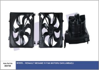 FAN RADYATÖR MEGANE IV 16=  1.2 TCE-1.5 DCI-1.6 DCI-1.6 16V DAVLUMBAZLI resmi