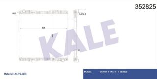 SU RADYATORU SCANIA P,G,R,T SERISI P420 ; G230-490 04=> (MT) (CERCEVESIZ) resmi