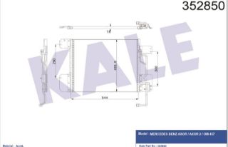 KONDENSER AXOR 02 04-AXOR2 04 KURUTUCUSUZ AL/BRZ522X455.5X18 resmi