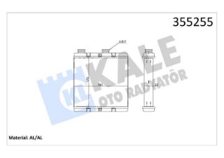 RADYATÖR KALORİFER CİVİC 06-12 H.B 1.4  1.8  2.0 FN  FK BRAZING resmi