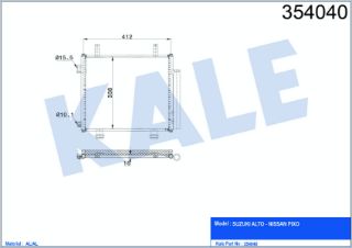 RADYATÖR KLİMA ALTO 09= 1.0 resmi