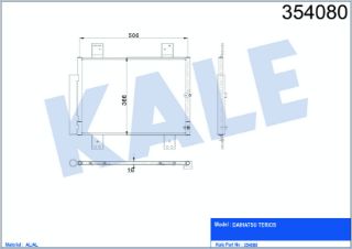 KÖNDENSER AL/AL DAİHATSU TERİOS resmi