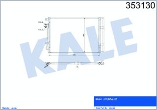 RADYATÖR KLİMA İ20 12-15 BENZİNLİ resmi