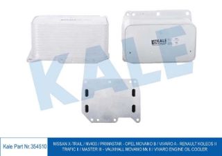 YAĞ SOĞUTUCUSU KÜTÜKSÜZ MASTER MOVANO III 2.3 DCİ CDTI 10 TRAFİC VİVARO II 2.0 DCİ CDTI KALEOS 4X4 resmi