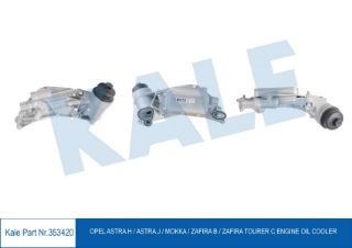 YAĞ SOĞUTUCUSU Z16XER A16XER B16XER F16D4 Z18XER ASTRA H ASTRA J INSIGNIA CRUZE MOKKA VECTRA C AVEO T250/300 ZAFİRA B ZAFİRA C 07- resmi