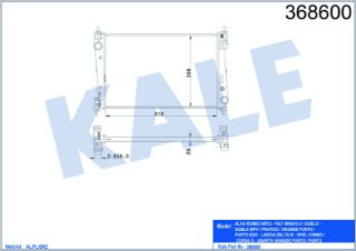 SU RADYATÖRÜ Z13DTH A13DTC A13DTE CORSA D PUNTO BRAVO COMBO D DOBLO 07- resmi