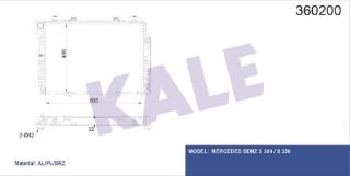 SU RADYATÖRÜ MERCEDES BENZ (S-CLASS) W140 S300-350 TURBO-D 93<98 (AT) [BRAZING] [665×468×32]
 resmi