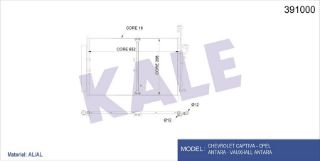 RADYATÖR KLİMA CAPTIVA 06-12  ANTARA 06-12 2.0D resmi