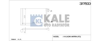 KONDANSER (PEUGEOT: 407 / CITROEN: C5 04-) resmi