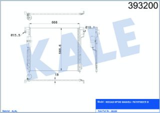 RADYATÖR KLİMA PİCK UP 06= NAVARA  PATHFİNDER resmi