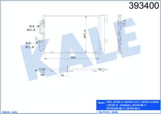 RADYATÖR KLİMA ASTRA H 04-10 1.4-1.6 resmi