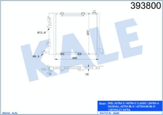 KONDANSER (OPEL: ASTRA G ZAFIRA A) resmi