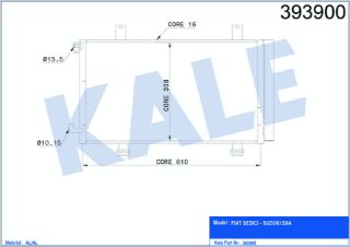 KLİMA RADYATÖRÜ SEDICI SUZUKİ SX4 629×360×16 resmi