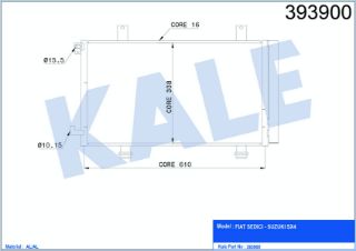 KLİMA RADYATÖRÜ SEDICI SUZUKİ SX4 629×360×16 resmi