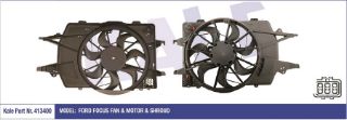 FAN MOTORU KLIMASIZ FORD FOCUS 250W 395MM FAN-MOTOR-DAVLUMBAZ resmi