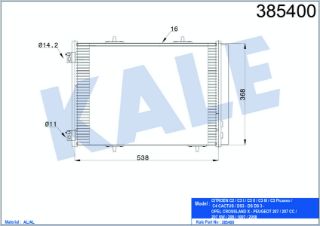 RADYATÖR KLİMA 207 06= 1.4 A-TM-T DÖRT AYAKLI resmi
