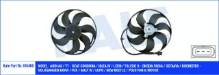 FAN-MOTOR (VW: BORA GOLF IV POLO AUDI A3  SEAT CORDOBA / IBIZA IV / LEON / TOLEDO II - SKODA FABIA) resmi