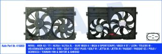 FAN SETİ GOLF5  GOLF6  JETTA  PASSAT  CADDY  A3  LEON 04-12 CAYC-CAYD-CBZA-CBZB 1.2 TSI-1.6 TDI 300200W 360295MM resmi