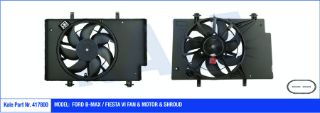 FAN RADYATÖR FIESTA VI 08-12 / B-MAX 12=> / COURIER 1.25-1.4-1.4 TDCI-1.5 TDCI-1.6 TDCI-1.6 DAVLUMBAZLI resmi