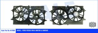 FAN MOTORU KOMPLE (+AC) ÇİFTLİ 1,6 ZETEC 16V FOCUS BM 98>04 resmi