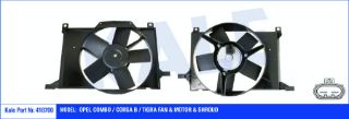 FAN MOTORU VE DAVLUMBAZI ( OPEL COMBO CORSA B 240W 300MM ) resmi