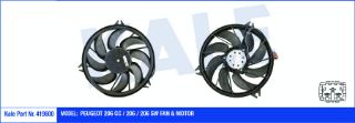 FAN MOTORU PEUGEOT 206 CC / 206 / 206 SW 200W 392MM FAN-MOTOR resmi