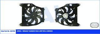 FAN MOTORU RENAULT KANGOO 200W 385MM FAN-MOTOR-DAVLUMBAZ resmi