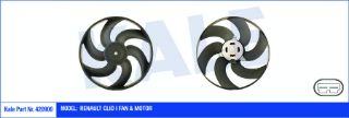 FAN-MOTOR  (260W 380MM 12V)  (RENAULT:  19   88<95  CLIO 90<98 1.4 1.8 1.9D/DTI    MEGANE 1.9DTI 1.6İ 1.6E 2.0 16V 96<03  ) resmi