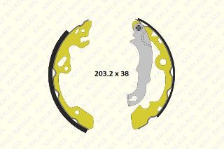 ARKA FREN BALATASI (PABUC) FOCUS I 1,4 16V / 1,6 16V / 1,8 16V 98>04 resmi