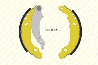 ARKA FREN BALATASI (PABUC) P206 P206+ (T3E) 1,1 1,4 1,4HDI 1,6 1,9D ABS 98> resmi