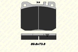 FREN BALATASI ÖN W123 80>85 C123 77>85 W126 85>91 C126 85>91 R107 80>85 resmi