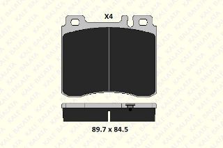 FREN BALATASI ÖN S-CLASS W140 91>98 C140 92>99 resmi
