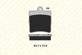 FREN BALATASI ARKA W168 97>04 W169 04>12 W245 08>11 VANEO 414 02>05 resmi