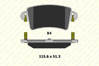 ARKA FREN BALATASI MASTER II MOVANO 1,9 / 2,5D / 2,8DTI TUM MODELLER (01 ) resmi