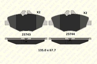FREN BALATASI ÖN E-CLASS W211 02>08 S211 03>09 resmi