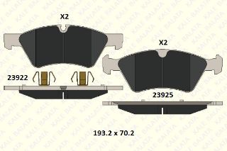 FREN BALATASI ÖN W211 03>08 S211 03>09 W164 05>11 W251 05>12 resmi