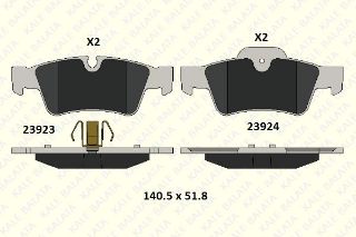 FREN BALATASI ARKA W463 04> W164 05>11 W251 05>12 resmi